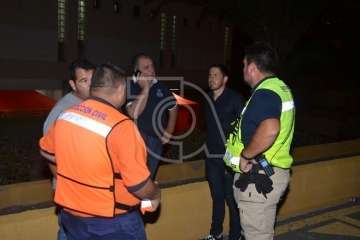 Espectáculo pirotécnico de Melenara (Foto Francisco Javier Santana y TA)